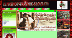 Desktop Screenshot of elfashop.sk