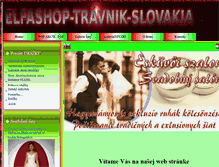 Tablet Screenshot of elfashop.sk